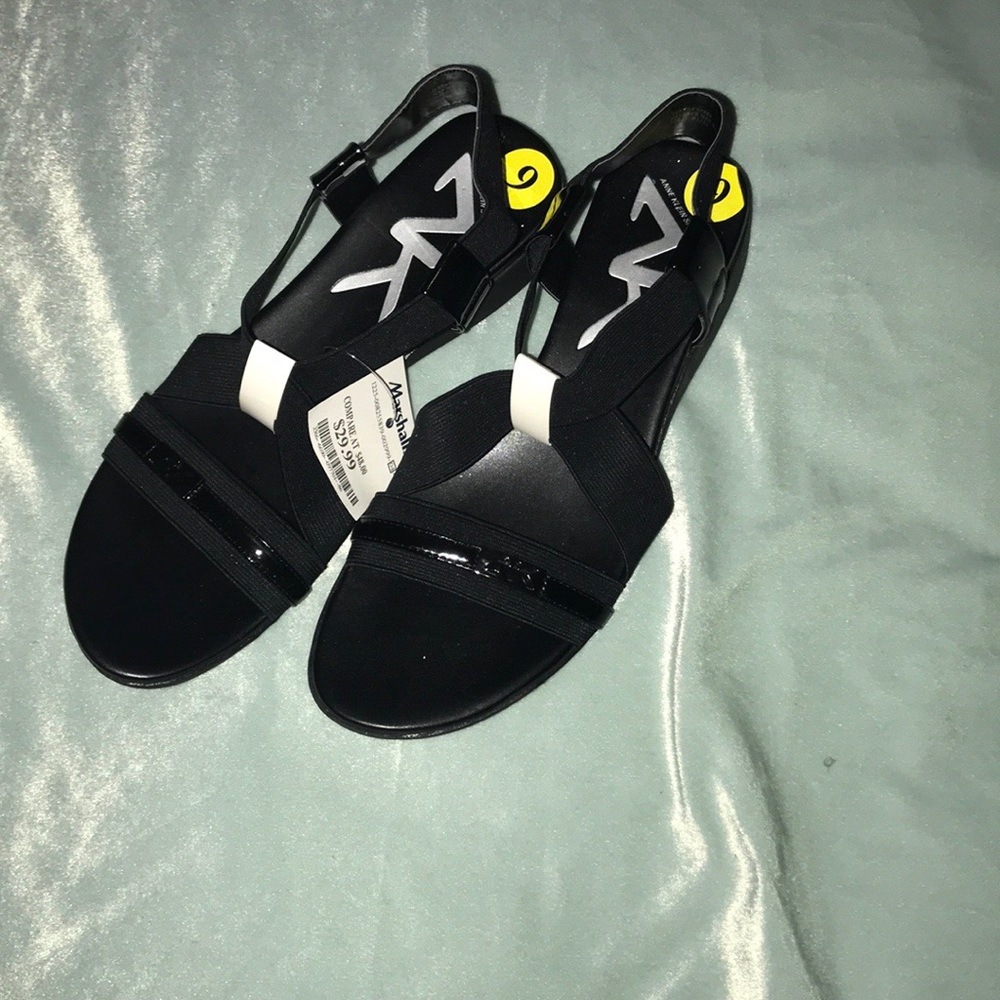 Black Anne Klein Sandals